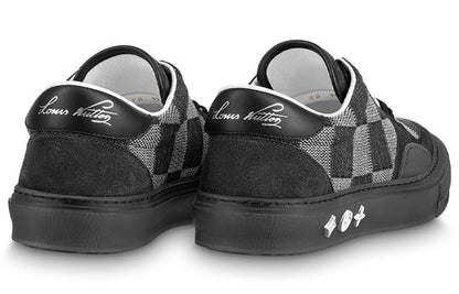 LOUIS VUITTON Ollie Sneakers 'Black Plaid Mesh' 1A9YTQ