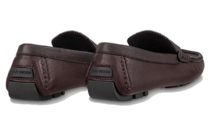 LOUIS VUITTON LV Monte Carlo Moccasins Shoes 'Brown with Top Monogram' 1AASFI