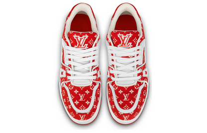 LOUIS VUITTON LV Trainer Sneakers 'Red Monogram' 1ABFSO