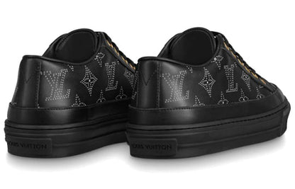 (WMNS) LOUIS VUITTON Stellar Sneakers 'Black with White Sketch Monogram' 1A87TE