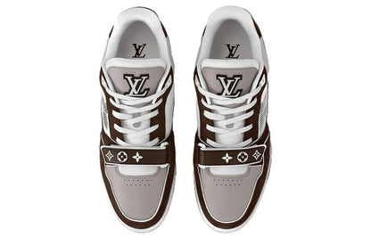 LOUIS VUITTON LV Trainer 'Moka Brown Monogram Flower' 1ACD7K