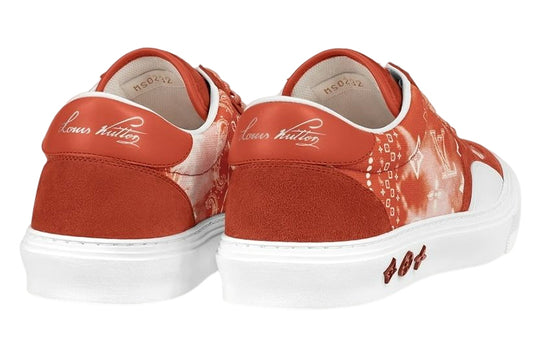 LOUIS VUITTON Ollie Sneakers 'Orange Tie Dye Style Monogram' 1AA7MZ