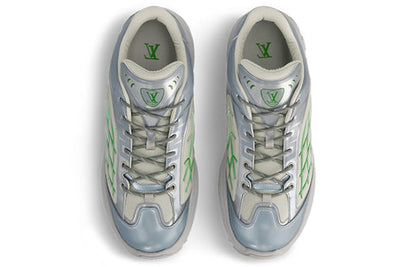LOUIS VUITTON LV Discovery Lace Up Sneakers 'grey Green' 1ABZ3P