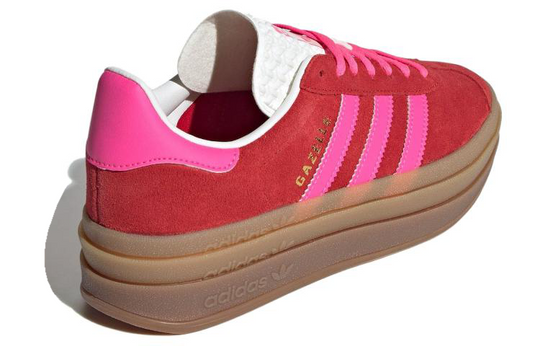 (WMNS) adidas Gazelle Bold 'Collegiate Red Lucid Pink' IH7496