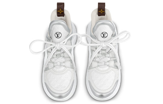 (WMNS) LOUIS VUITTON LV Archlight Sneakers 'White Mini Monogram Silver' 1ABVFL