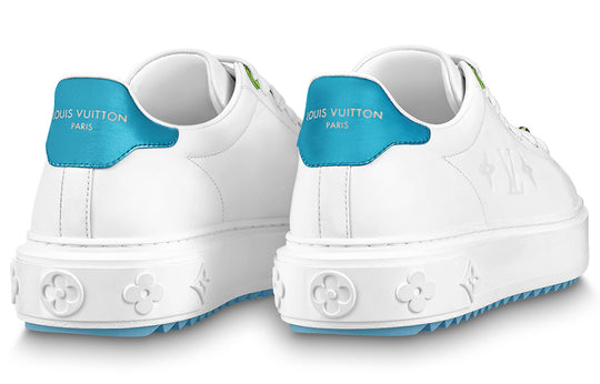 (WMNS) LOUIS VUITTON Time Out Sneakers 'White with Blue' 1AADNS