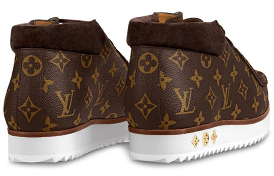 LOUIS VUITTON Mods Ankle Boots 'Brown Monogram' 1A81E6