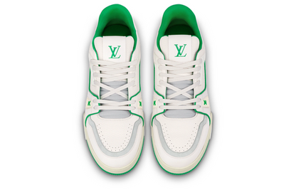 LOUIS VUITTON LV Trainers 'White Green' 1ABNIS