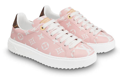(WMNS) Louis Vuitton Time Out Sneaker 'Pink Monogram' 1A5U0X