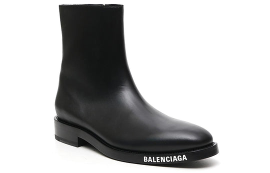 Balenciaga Logo Ankle Boots 'Black' 590717WA7201000