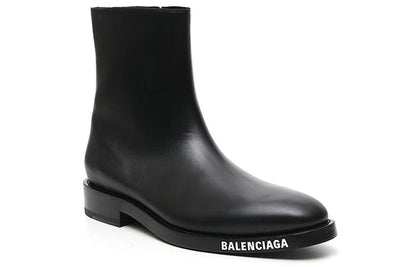 Balenciaga Logo Ankle Boots 'Black' 590717WA7201000