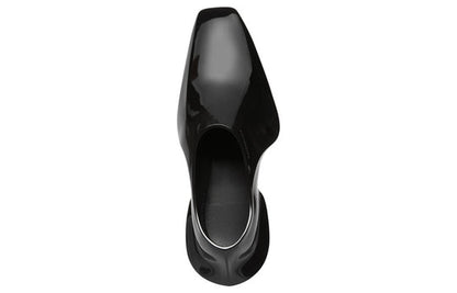 Balenciaga Space Shoes 'Shiny Black' 689242W0FOC1000