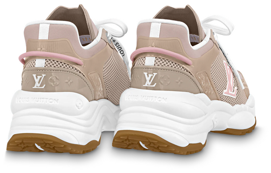 (WMNS) LOUIS VUITTON Run 55 Sneakers 'Tan Pink' 1ABVMW