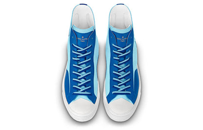 LOUIS VUITTON Tattoo Ankle Sneakers 'Blue' 1A8XVW
