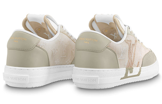(WMNS) LOUIS VUITTON Charlie Sneakers 'Beige White' 1AAW1U