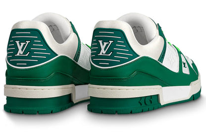 LOUIS VUITTON Trainer Sneakers 'White Green' 1A8125