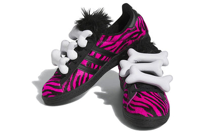adidas x Jeremy Scott Campus 80s 'Bones - Pink Zebra' HQ4494