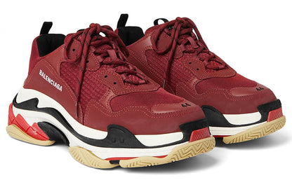 Balenciaga Triple S Sneaker 'Burgundy' 536737W09OM5504