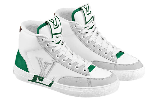 (WMNS) LOUIS VUITTON Charlie Ankle Sneakers 'Grey Green' 1A9S50