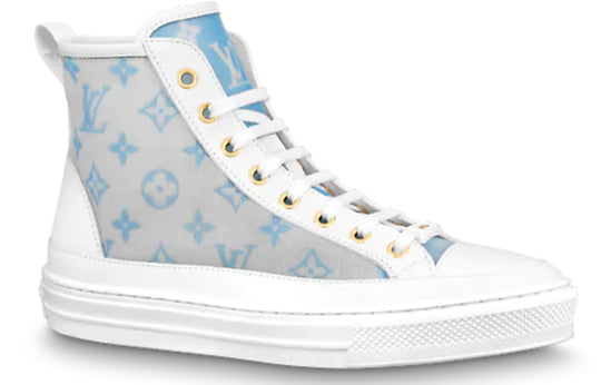 (WMNS) LOUIS VUITTON Stellar Ankles Sneakers 'Grey Blue White' 1A8NJL