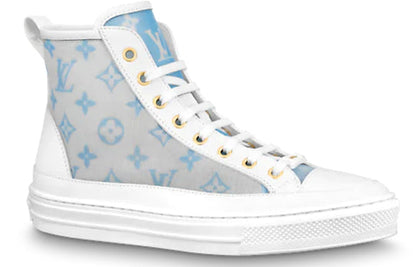 (WMNS) LOUIS VUITTON Stellar Ankles Sneakers 'Grey Blue White' 1A8NJL