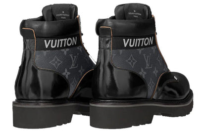 LOUIS VUITTON Oberkampf Ankle Sneakers 'Monogram Black' 1A8ZG1