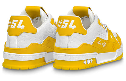 LOUIS VUITTON LV Trainers 'White Yellow' 1ABOIC