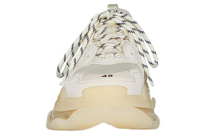 (WMNS) Balenciaga Triple S Sneaker 'Clear Sole - Eggshell' 544351W2GA19100