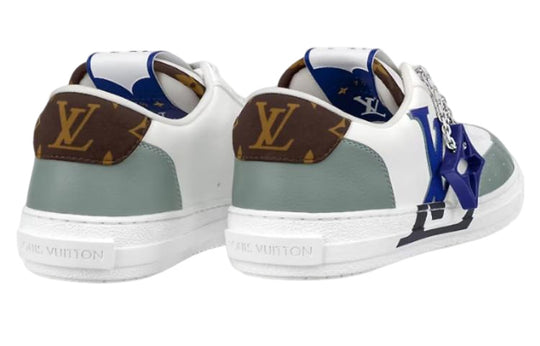 LOUIS VUITTON Charlie Sneakers 'White Green Blue' 1ABYVN