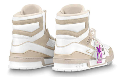 LOUIS VUITTON Trainer Ankle Sneakers 'Beige' 1A7P27