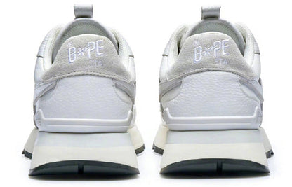 (WMNS) A BATHING APE Road Sta Express Leather Low 'White' 1I70-291-014-WHITE