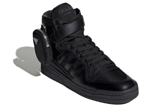 PRADA x adidas originals Unisex Forum High Sneakers Black 2TG193_3LJX_F0557