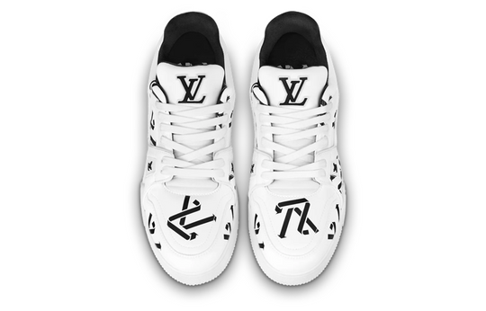 LOUIS VUITTON LV Trainer Sneakers 'White Black' 1AAGXX