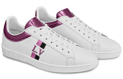 LOUIS VUITTON Luxembourg Sneakers 'White Metallic Pink' 1A5UIA