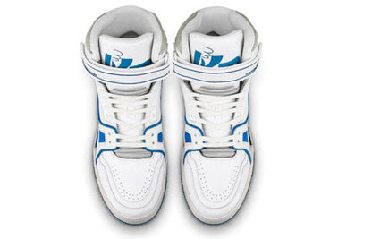 LOUIS VUITTON Trainer Boots 'White Blue' 1A54J8