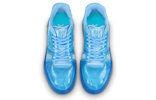 LOUIS VUITTON Trainer Sneakers 'Blue PVC' 1A8KK4
