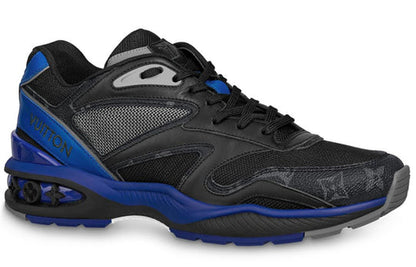 LOUIS VUITTON Trail Sneakers 'Black Blue' 1A7QVF