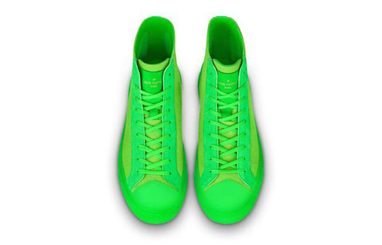 LOUIS VUITTON Tattoo Ankle Sneakers 'Neon Green' 1A8K9U