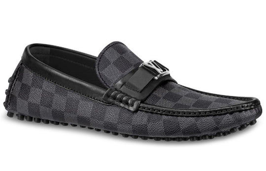 LOUIS VUITTON Hockenheim Moccasin Shoes 'Grey' 1A4OIF
