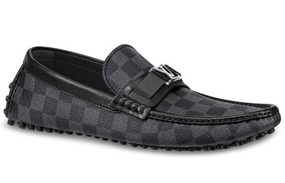 LOUIS VUITTON Hockenheim Moccasin Shoes 'Grey' 1A4OIF