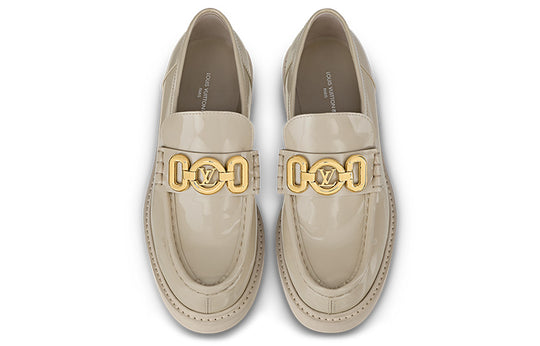 (WMNS) LOUIS VUITTON LV Academy Loafers 'Beige' 1ABO3I