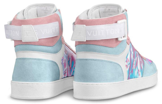 LOUIS VUITTON Rivoli Ankle Sneakers 'Blue Pink' 1A5HEP