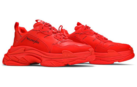 Balenciaga Triple S Sneaker 'Allover Logo - Red' 536737-W2FA1-6010