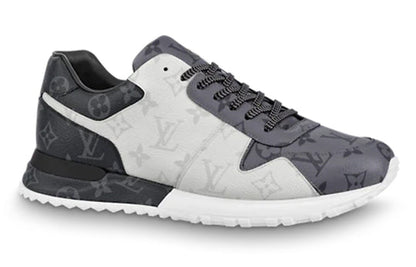 LOUIS VUITTON Run Away Sneakers 'White Monogram Ice and Dark Gray Monogram' 1A8UZJ