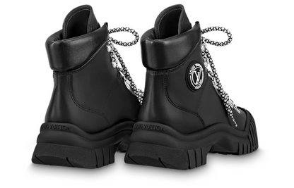 (WMNS) LOUIS VUITTON LV Ruby Flat Ranger Boots 'Black' 1AAM5U