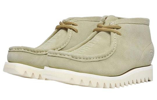 A BATHING APE Manhunt Suede 'Beige' 1I20-191-012-BEIGE