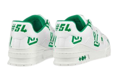 LOUIS VUITTON LV Trainer Sneakers 'White Green' 1AAGXF