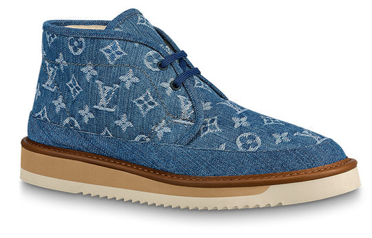 LOUIS VUITTON x Nigo Cosy Ankle Boots 'Denim Monogram' 1A81GM