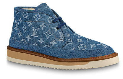 LOUIS VUITTON x Nigo Cosy Ankle Boots 'Denim Monogram' 1A81GM