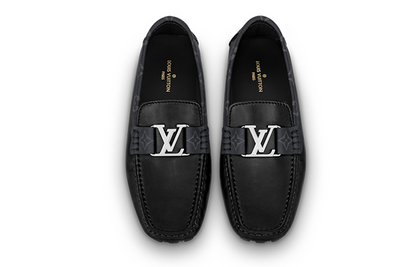 LOUIS VUITTON Monte Carlo Moccasin Shoes 'Black' 1A8F78